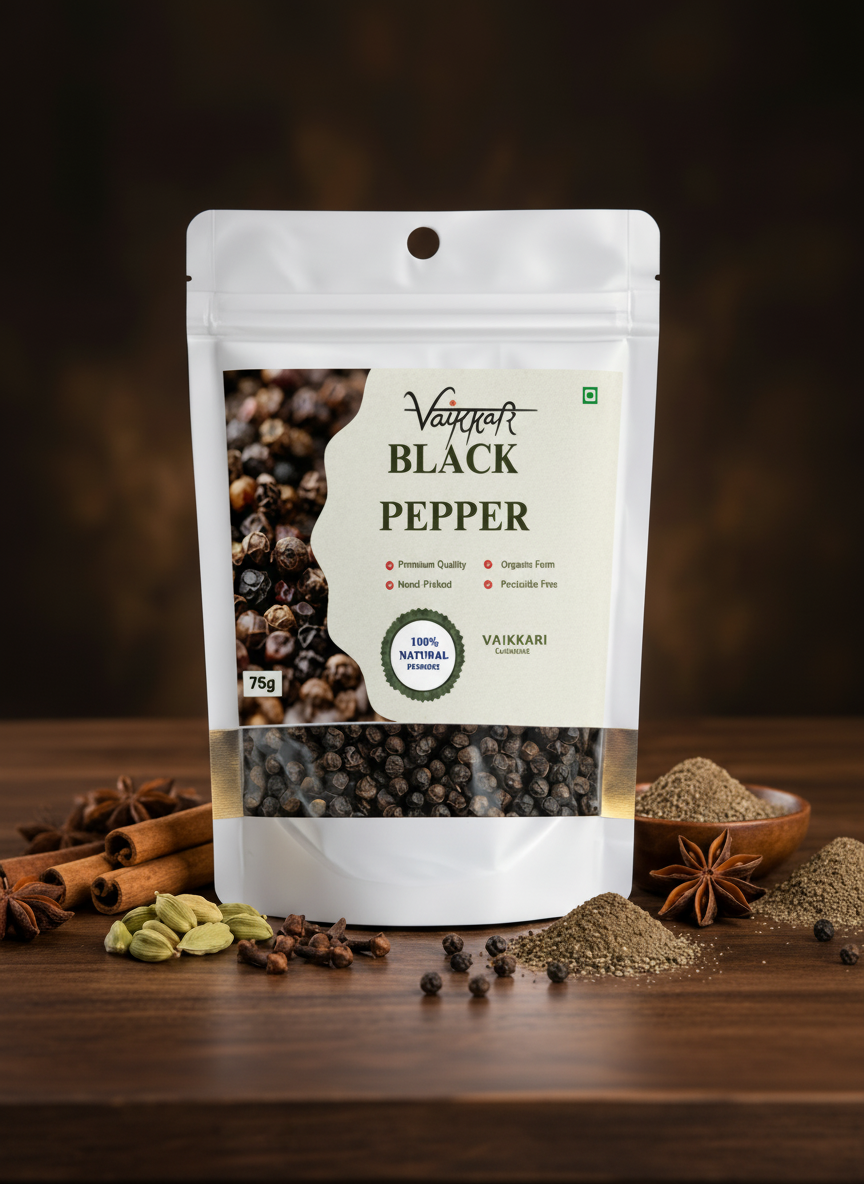 Premium Whole Spices Combo (7 set) (15g Each) – Cardamom, Black Pepper, Clove, Cinnamon, Star Anise, Fennel & Poppy Seed