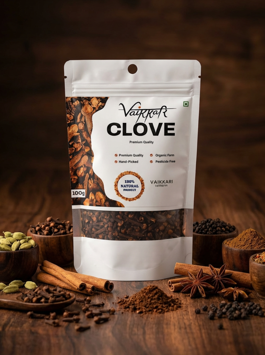 Premium Whole Spices Combo (7 set) (15g Each) – Cardamom, Black Pepper, Clove, Cinnamon, Star Anise, Fennel & Poppy Seed