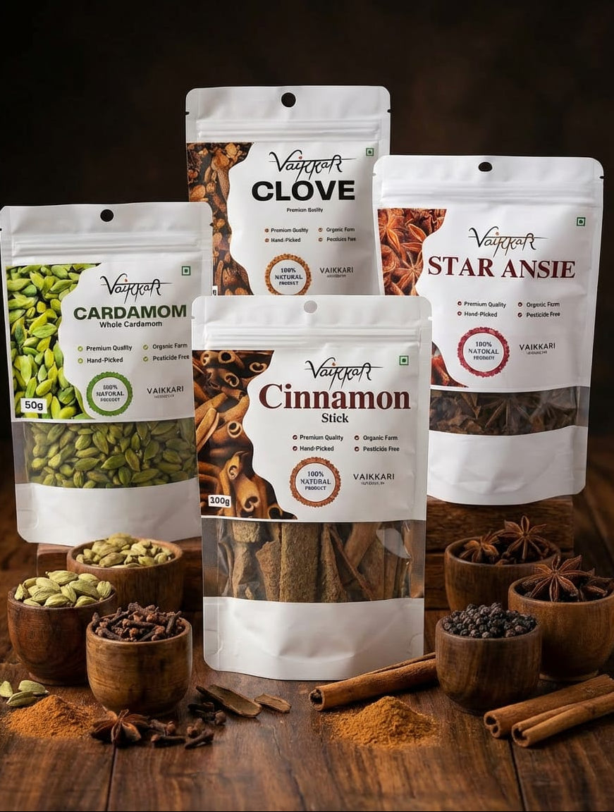premium-whole-spices-combo(4 set)-15g-each-cardamom-clove-cinnamon-star-anise